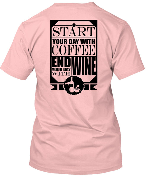 Start Your Day With Coffee T Shirt, I Love Beer T Shirt