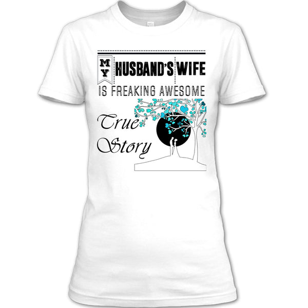 My Husband's Wife T Shirt, Coolest Wife T Shirt
