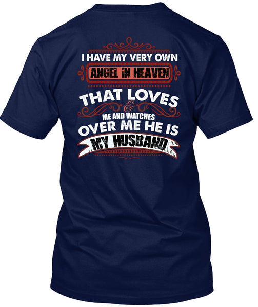 He Is My Husband T Shirt, Angel In Heaven T Shirt
