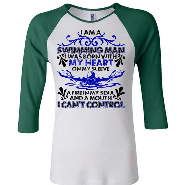 I Am A Swimming Man T Shirt, I Love Swimming T Shirt, Awesome T-Shirts