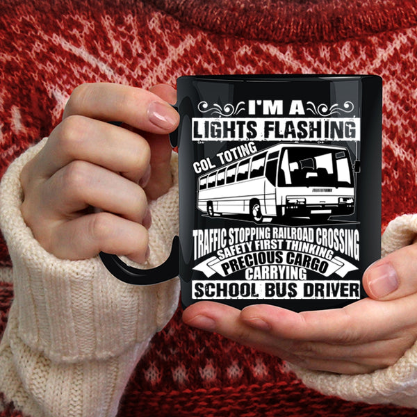 I'm A School Bus Driver Coffee Mug, Cute School Bus Driver Coffee Cup