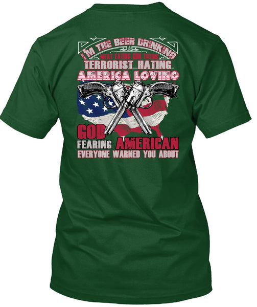 God Fearing American T Shirt, Being A Veteran T Shirt