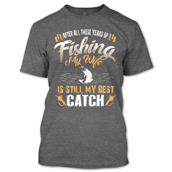 A black t-shirt with the shopify logo