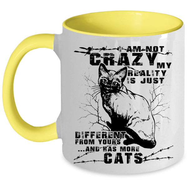Cute Gift For Cat Lovers Coffee Mug, My Cats Accent Mug