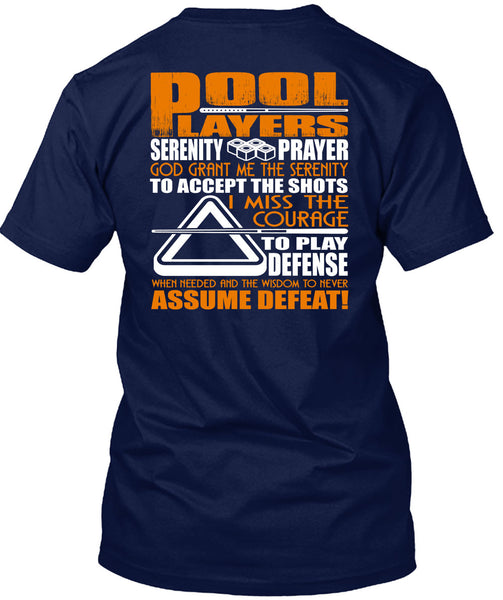 Pool Players T Shirt, I Miss The Courage T Shirt