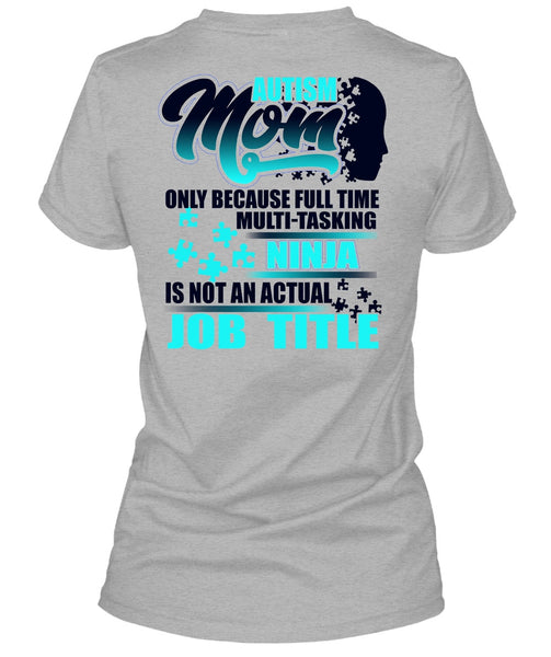 Autism Mom T Shirt, I Love Mom T Shirt