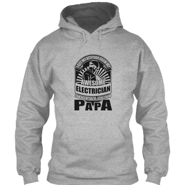 Awesome Electrician T Shirt, Coolest Electrician Papa T Shirt