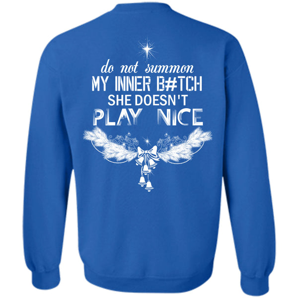 She Doesn't Play Nice T Shirt, This Girl Loves Christmas Sweatshirt