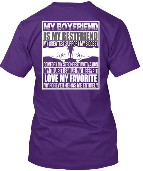 My Boyfriend Is My Best Friend T Shirt, Love My Favorite T Shirt