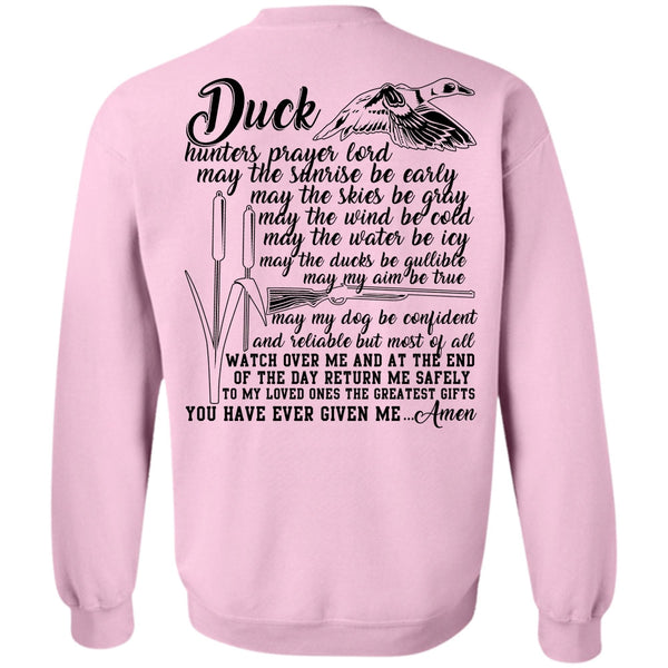 Being A Hunter T Shirt, Duck Hunter Prayer Lord Sweatshirt