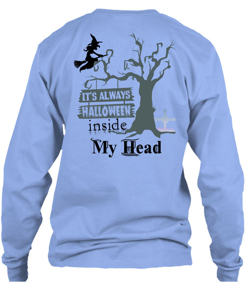 It's Always Halloween Inside My Head T Shirt, Wait For Halloween T Shirt