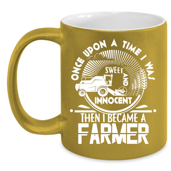 I Became A Farmer Coffee Mug, Cute Farmers Coffee Cup