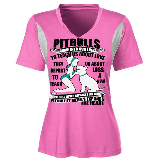 Pit Bulls Come Into Our Lives T Shirt, I Love Pit Bull T Shirt