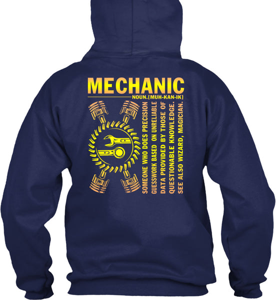 Being A Mechanic T Shirt, Who Does Precision Guesswork T Shirt