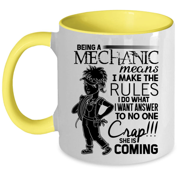 Cute Gift For Mechanics Coffee Mug, Being A Mechanic Accent Mug