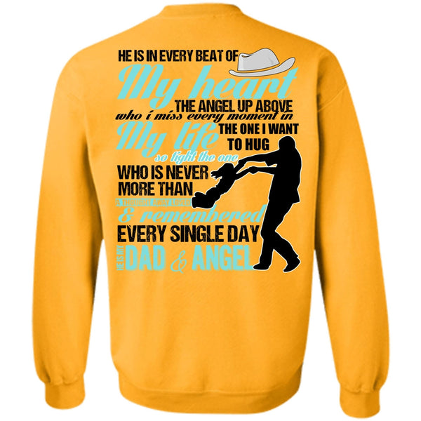 I Love Dad T Shirt, He Is My Dad And Angel Sweatshirt