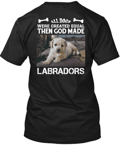 A black t-shirt with the shopify logo