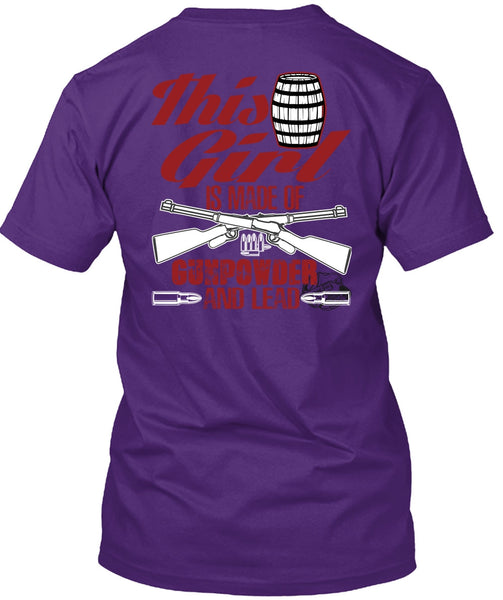 This Girl Is Made Of Gunpowder T Shirt, Being A Veteran T Shirt