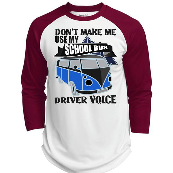 My School Bus Driver Voice T Shirt, I Love Bus T Shirt, Awesome T-Shirts  (Polyester Game Baseball Jersey)