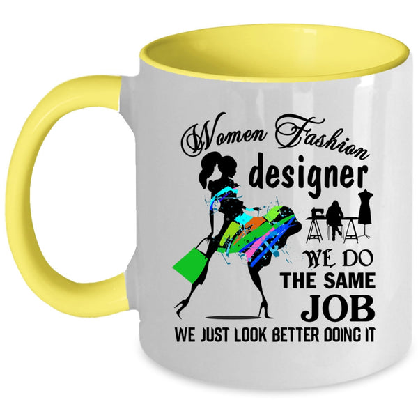 Cute Gift For My Wife Coffee Mug, Women Fashion Designer Accent Mug