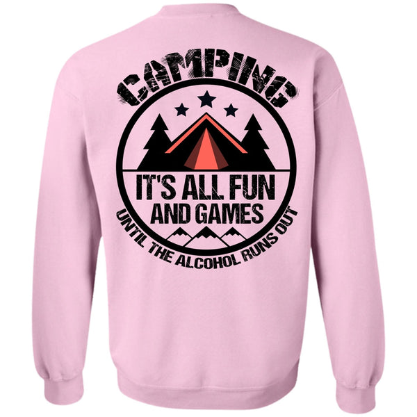I Love Gaming T Shirt, Camping It's All Fun And Games Sweatshirt
