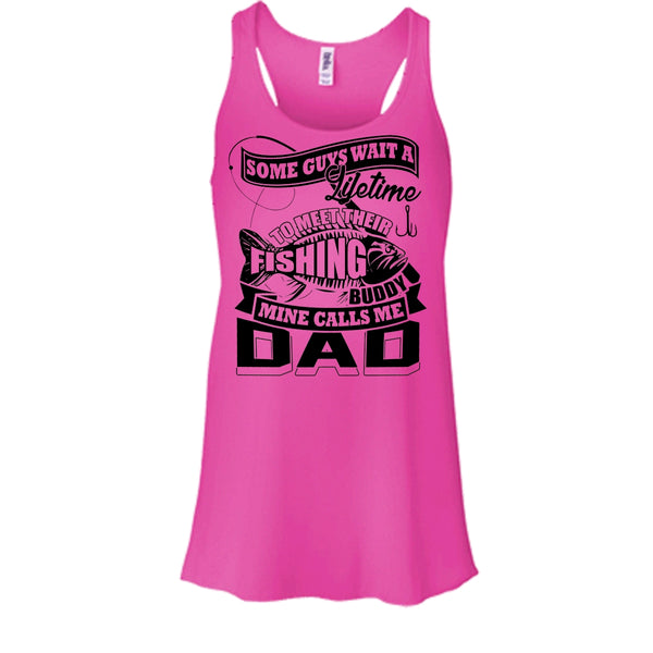 Their Fishing Buddy T Shirt, Coolest Fishing Dad Tank Top