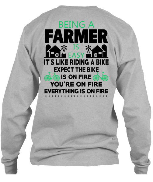 Being A Farmer Is Easy T Shirt, Being A Farmer T Shirt