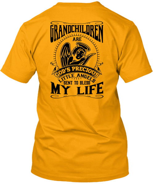 Grandchildren Are God's Precious Little Angels T Shirt, I Love Grandkid T Shirt