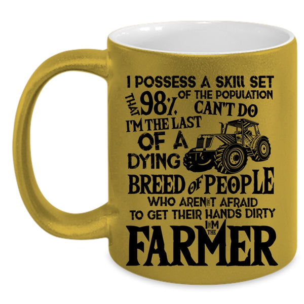 Funny Gift For Farmer Coffee Mug, I'm The Farmer Accent Mug