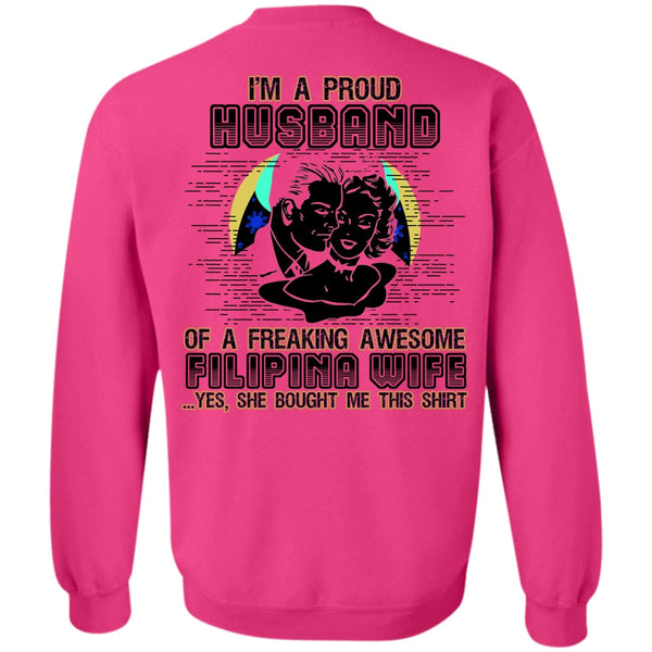 I Love Husband T Shirt, I'm A Proud Husband Sweatshirt