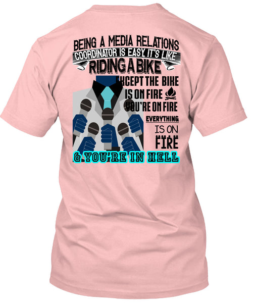 Being A Media Relations Coordinator Is Easy T Shirt, Being A Coordinator T Shirt