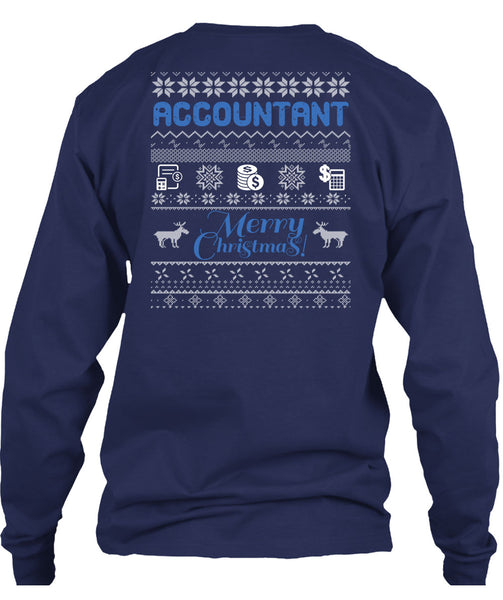Accountant Merry Christmas T Shirt, Being An Accountant T Shirt