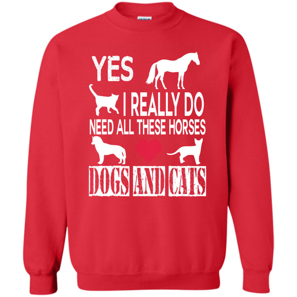 Dogs And Cat T Shirt, I Am An Animal Lover Sweatshirt