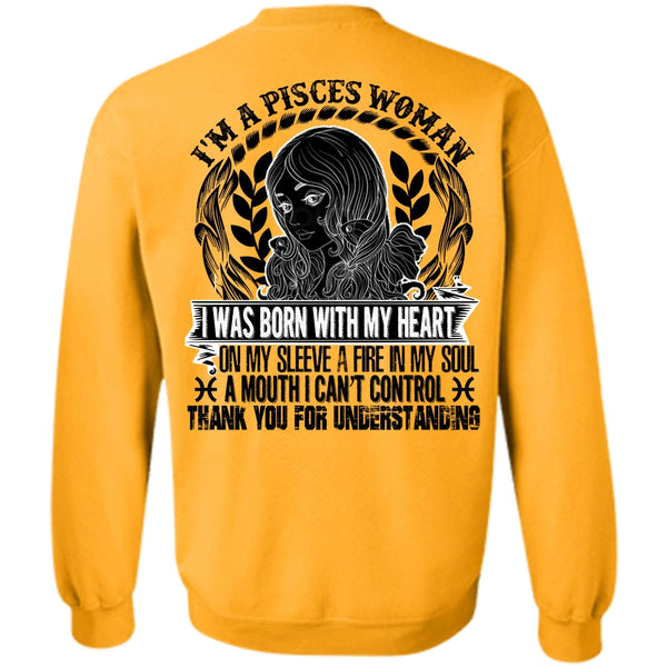 I Love Pisces T Shirt, I'm A Pisces Woman Sweatshirt
