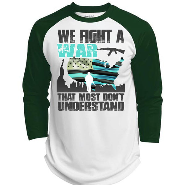 We Fight A War T Shirt, I Love Veteran T Shirt, Awesome T-Shirts  (Polyester Game Baseball Jersey)