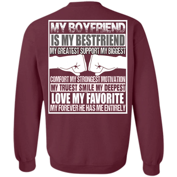 Love My Favorite T Shirt, I Love Boyfriend Sweatshirt