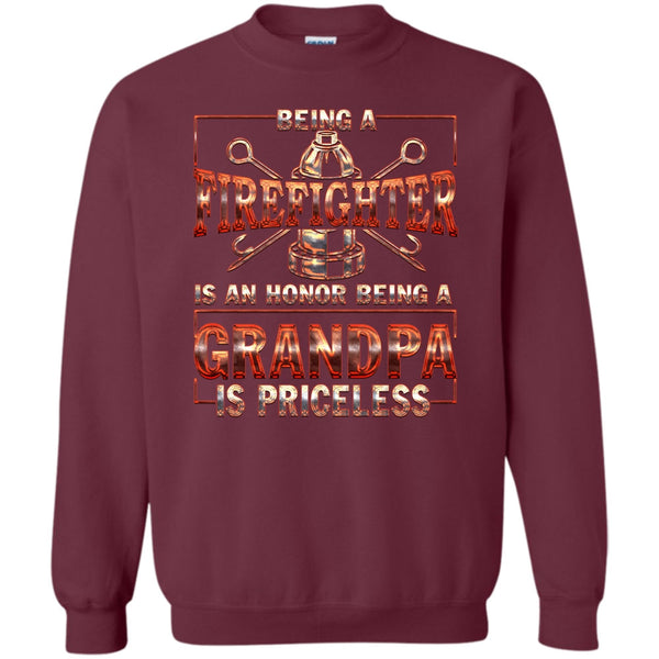 Being A Fgradnpa Is Princess T Shirt, Coolest Firefighter Sweatshirt