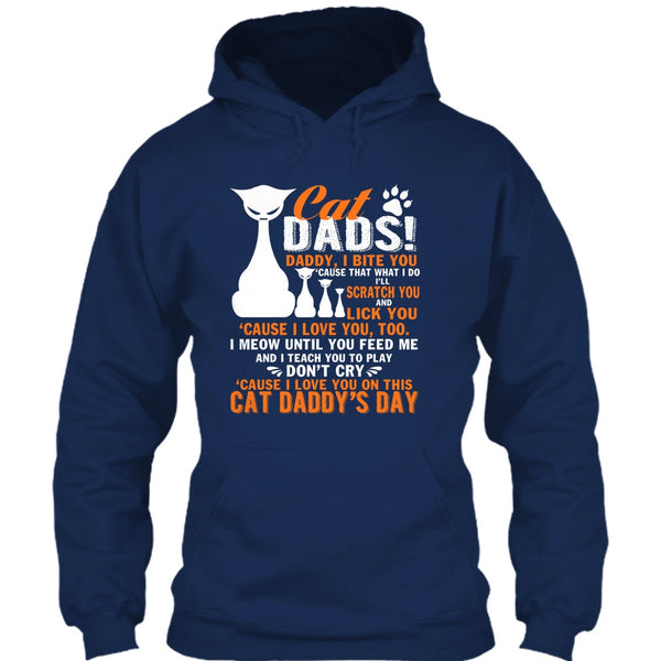 Cat Dads T Shirt, Daddy I Bite You T Shirt