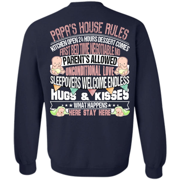 Hugs And Kisses T Shirt, I Love Papa Sweatshirt