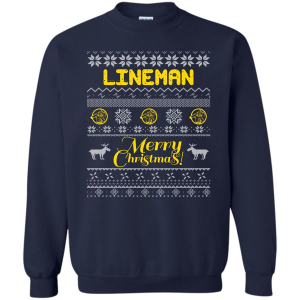 Coolest Lineman T Shirt, Gift For Merry Christmas Sweatshirt