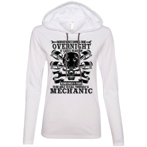 A black t-shirt with the shopify logo