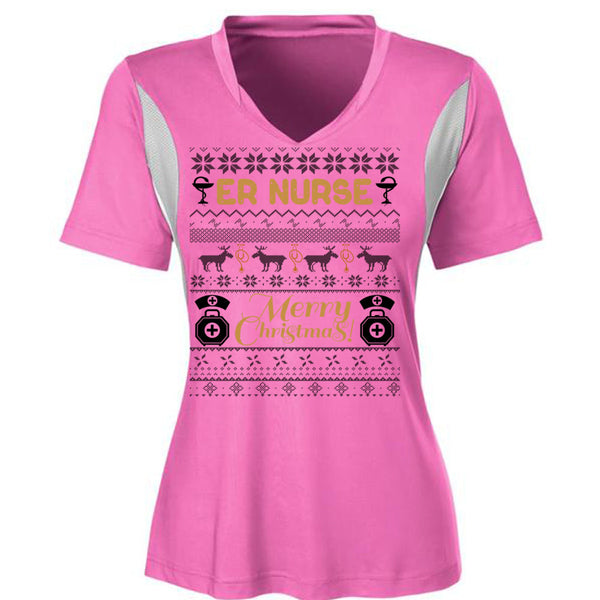 ER Nurse Merry Christmas T Shirt, I Love Nursing T Shirt, Awesome T-Shirts