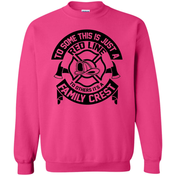 Coolest Firefighter T Shirt, This Is Just A Red Line Sweatshirt
