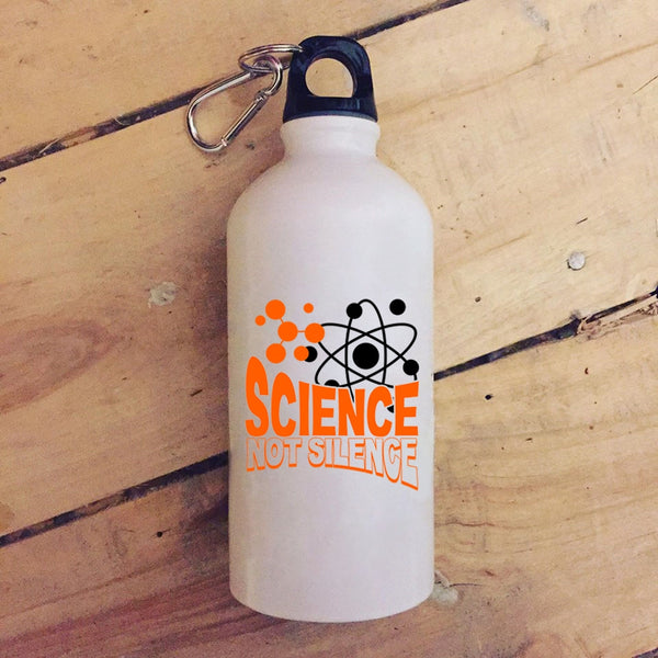 Science Not Silence 20 oz Stainless Steel Bottle,Awesome Scientist Outdoor Sports Water Bottle