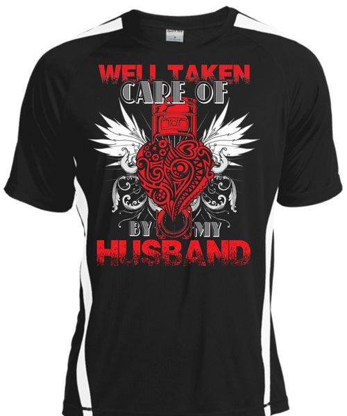 A black t-shirt with the shopify logo