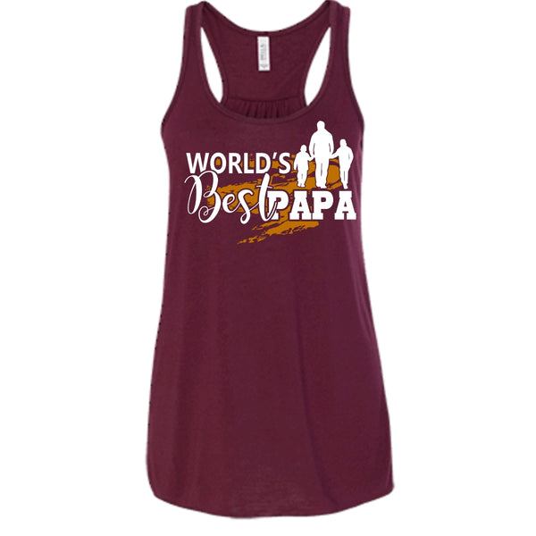 World's Best Papa T Shirt, Coolest Papa Tank Top