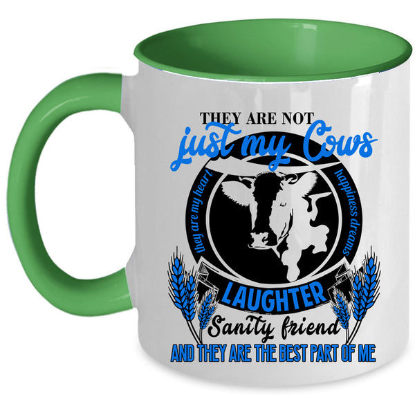 They Are My Heart Coffee Mug, They Are Not Just My Cows Accent Mug