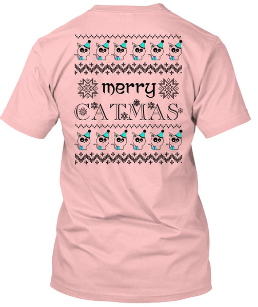 Merry Catmas T Shirt, Happy New Year T Shirt