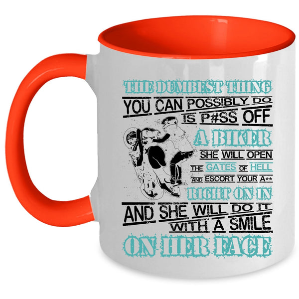 I'm A Biker Coffee Mug, It's My Calling My Way Of Life Accent Mug