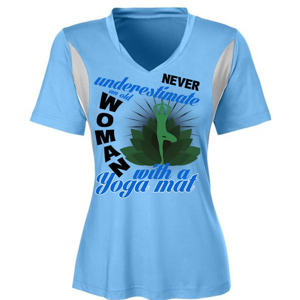 Old Woman With A Yoga Mat T Shirt, My Favorite T Shirt